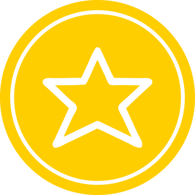 bir insan tarafından çizilmiş dairesel yıldız sembolü