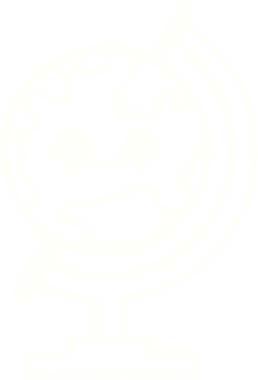 Bir insan tarafından çizilen Dünya Tebeşiri