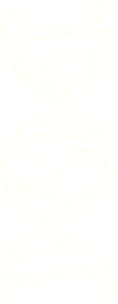 Bir insan tarafından çizilen DNA Tebeşiri