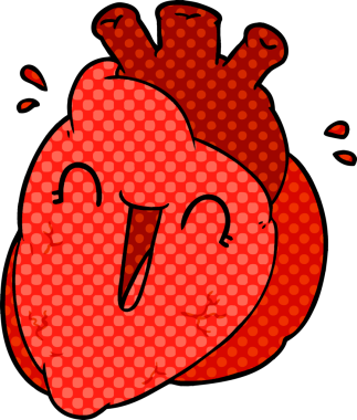 Bir insan tarafından çizilmiş bir kalp.