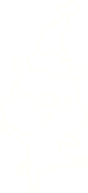 Bir insan tarafından çizilmiş neşeli domuz tebeşiri.