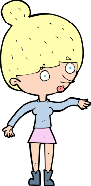 Bir insan tarafından çizilmiş bir karikatür.