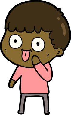 Bir insan tarafından çizilmiş çizgi film adamı.