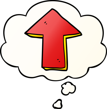 Bir insan tarafından çizilmiş, düşünce baloncuklu çizgi film.