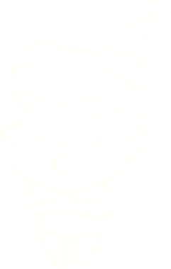 Bir insan tarafından çizilen Noel Adam Tebeşiri