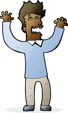 Bir insan tarafından çizilmiş karikatür.