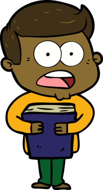 Bir insan tarafından çizilmiş bir karikatür.