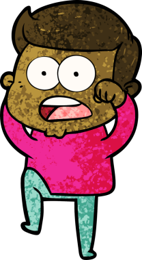 Bir insan tarafından çizilmiş bir karikatür.