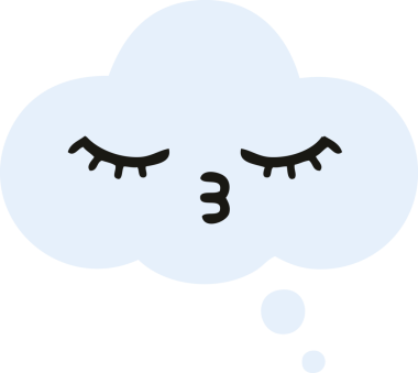 Bir insan tarafından çizilen düşünce baloncuğunun düz renkli retro karikatürü