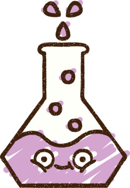 Bir insan tarafından çizilen köpüren Kimyasal Tebeşir Çizimi