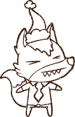 Bir insan tarafından çizilen Kurt Kömürü Festivali