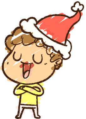 Bir insan tarafından çizilen Noel Adam Tebeşiri