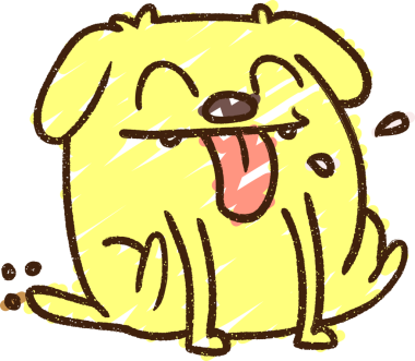 Bir insan tarafından çizilen Köpek Tebeşiri