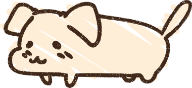 Bir insan tarafından çizilen Küçük Köpek Tebeşiri