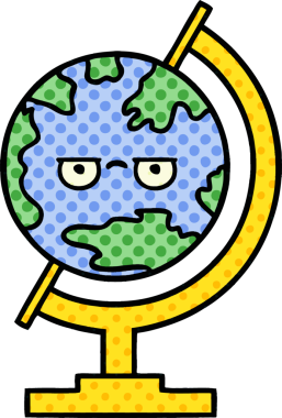 Bir insan tarafından çizilmiş dünyanın çizgi romanı.