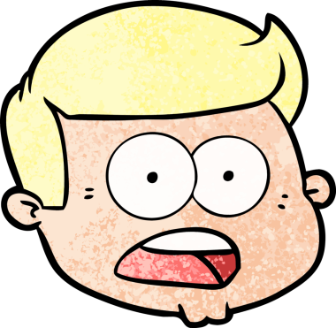 Bir insan tarafından çizilmiş erkek yüzü.