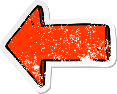 Bir insan tarafından çizilmiş karikatür okunun sıkıntılı çıkartması