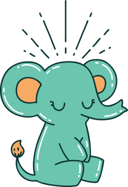 Bir insan tarafından çizilmiş geleneksel dövme tarzının güzel bir resmi.