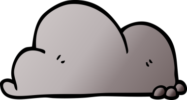 Bir insan tarafından çizilmiş karalama kayası.