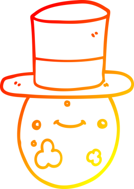 Bir insan tarafından çizilmiş havalı bir karikatür çizimi.