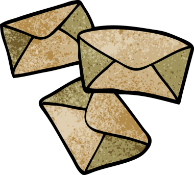 Bir insan tarafından çizilmiş karalama harfleri.