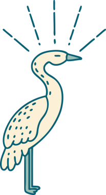 Bir insan tarafından çizilmiş geleneksel bir dövme stili.