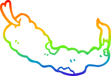 gökkuşağı gradyan çizgi çizimi bir insan tarafından çizilmiş kırmızı biber