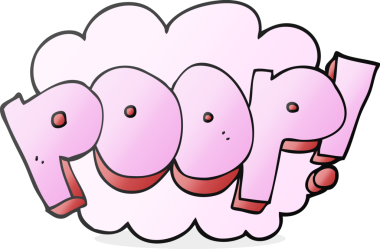 Serbest çizim karikatür kakası! Bir insan tarafından çizilmiş metin