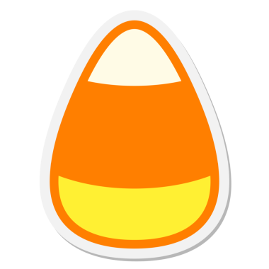 Bir insan tarafından çizilmiş mısır etiketi.