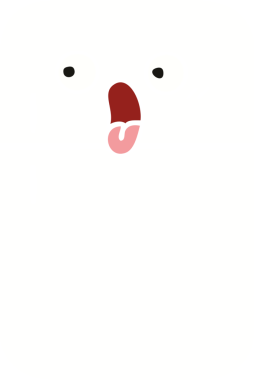 Bir insan tarafından çizilmiş bir buzdolabının düz renkli retro karikatürü