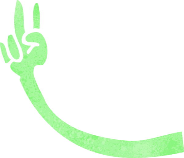 Bir insan tarafından çizilmiş bir canavar kolu.