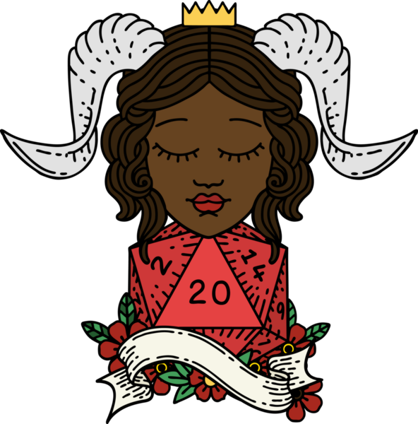 Retro Dövme Biçimi Bir insan tarafından çizilmiş doğal yirmi zar atışıyla düzenleme