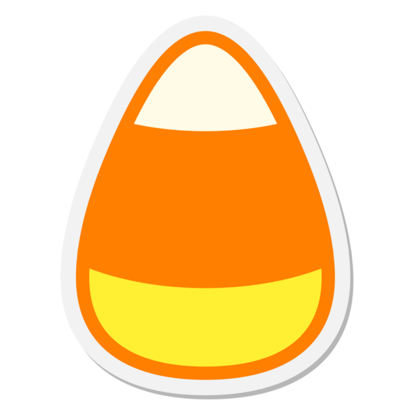 Bir insan tarafından çizilmiş mısır etiketi.