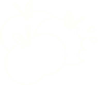 Bir insan tarafından çizilmiş elma tebeşiri