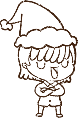 Bir insan tarafından çizilen Festivalci Kömür Çizimi