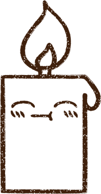 Mum Kömürü Bir insan tarafından çizilmiş