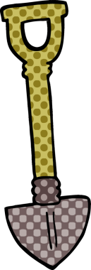 bir insan tarafından çizilmiş karalama küreği