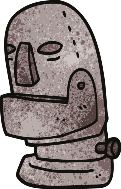 Bir insan tarafından çizilmiş robot kafası.