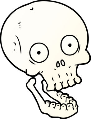 Bir insan tarafından çizilmiş el çizimi karikatür