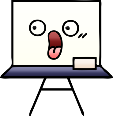 Bir insan tarafından çizilmiş beyaz bir karikatür.