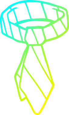 Bir insanın çizdiği karikatür çizgisinin soğuk gradyan çizgisi