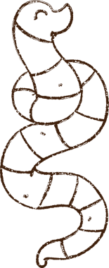 Bir insan tarafından çizilen Solucan Kömürü