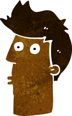 Bir insan tarafından çizilen karikatür adamı şaşırttı