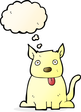 Bir insan tarafından çizilmiş düşünce baloncuklu eski bir su şişesi.