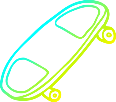 Bir insan tarafından çizilmiş buz gradyanı çizimi.