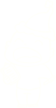 Bir insan tarafından çizilen Noel Adam Tebeşiri