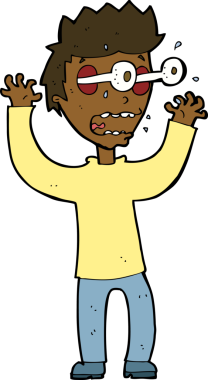 Bir insan tarafından çizilmiş karikatür.