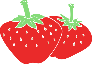 Bir insan tarafından çizilmiş düz renkli karikatür.