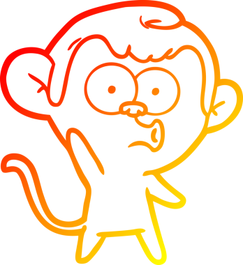 Bir insan tarafından çizilmiş sıcak çizgi çizgi çizgi çizimi.