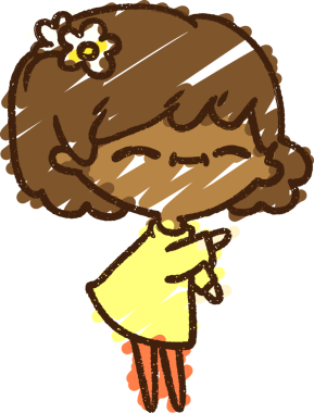 Bir insan tarafından çizilen Mutlu Kadın Tebeşiri